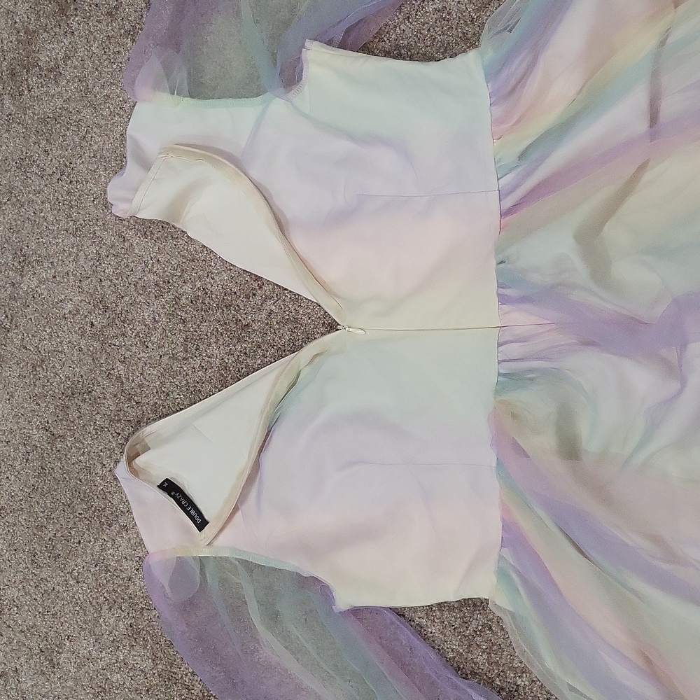 Pastel Long Sleeve Dress - Picture 7 of 9